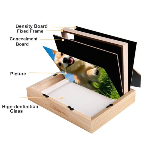 Cadre photo portable avec cachette secrète, cadeau idéal pour amis - 8