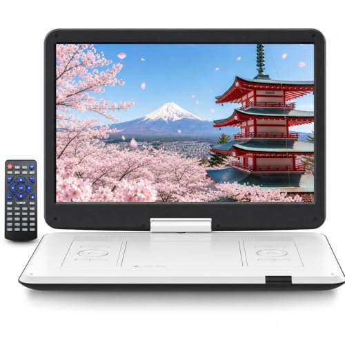 Amazon.co.jp: 【新機種·15.6インチHD大画面】Surfola ポータブルDVD