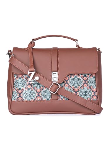 Image of ZOUK | Women's Vegan Leather | Stylish Handbag with Adjustable Strap, Top Handle |
