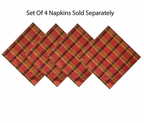 Servilletas de Tela Lintex Shimmer Plaid, Set de 4 miniatura 2