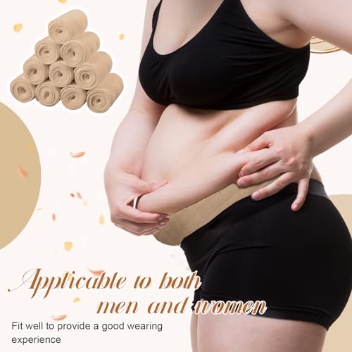 Image of 10 Pcs Tummy Liners for Sweat Rash Cotton Under Belly Sweat Liners Under Belly Absorber Pads Band for Skin Rash