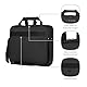 WENGER Sensor Aktentasche, Laptop-Tasche zum Umhängen, Notebook bis 15 Zoll, 9 l, Damen Herren, Büro Business Uni Schule, Schwarz/Grau, 600643