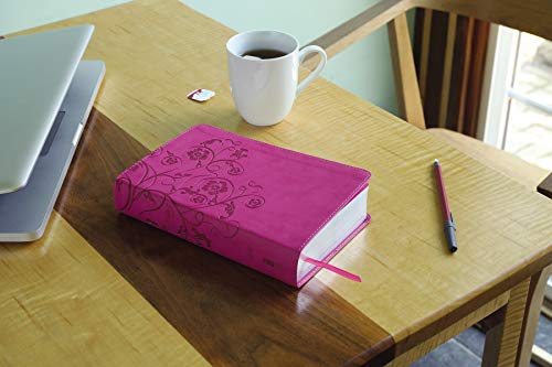 Niv, Women's Devotional Bible, Leathersoft, Pink #TOP6