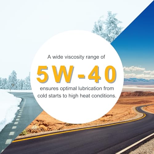 Aceite para motor 5W-40 sintético para vehículos europeos 5 gal miniatura 3