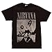 Nirvana B&W Blended Group Photo Adult T-shirt - Black (Small)