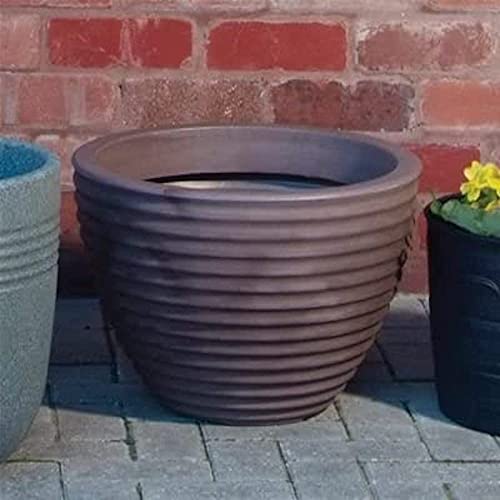 Stewart 5098047 Low Honey Pot Planter, 49 cm - Dark Brown