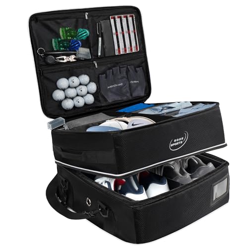 Ross Sports - Golf Trunk Organizer – Portable Car Organization & Truck Bed Bag for Men – Smart Holder Shoes