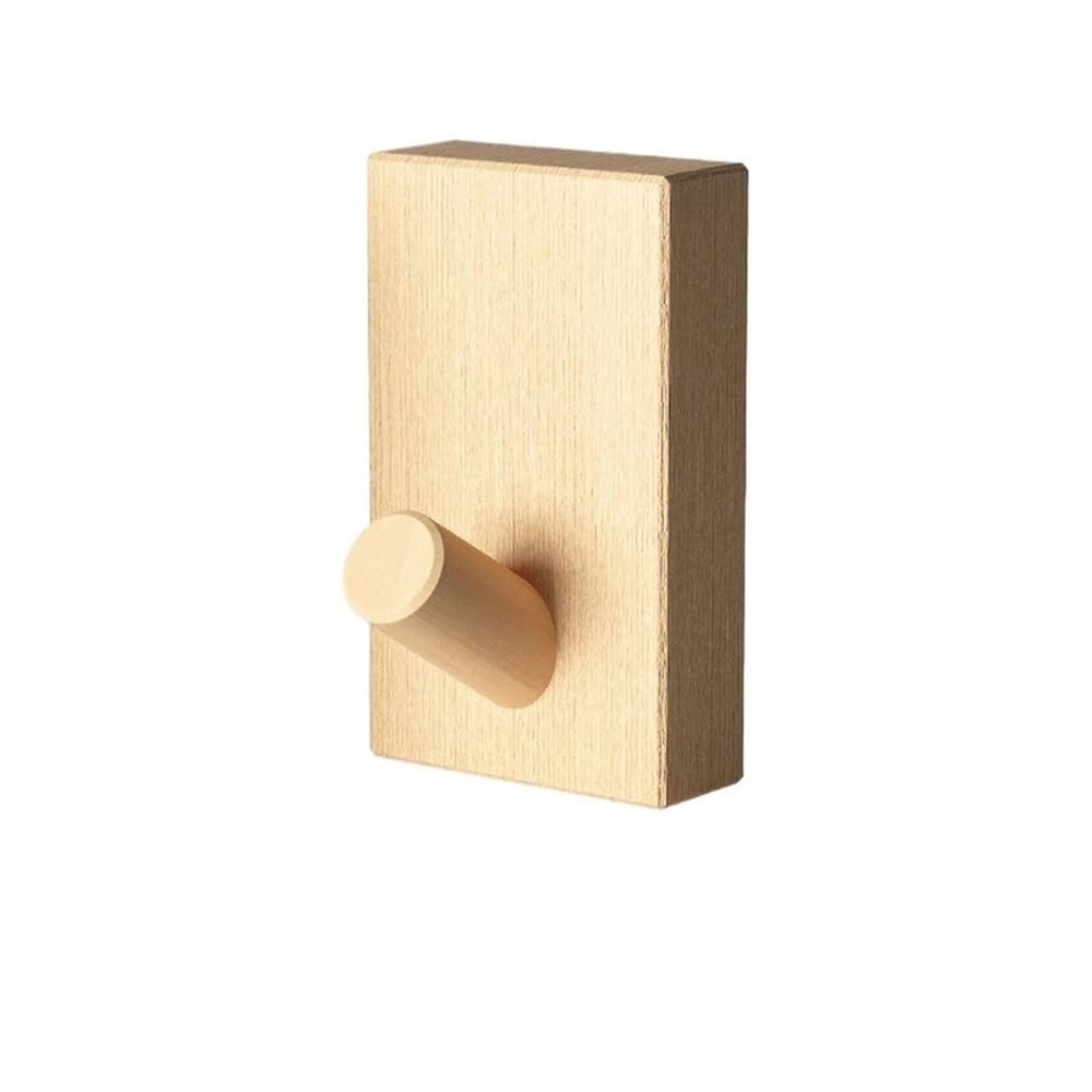 Porte-manteau mural en bois pour optimiser le rangement de chambre