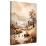 Montage facile - Chaque tableau pour chambre à coucher est équipé d'une suspension déjà fixée, ce qui te permet de le fixer rapidement et sans effort sur n'importe quel mur.