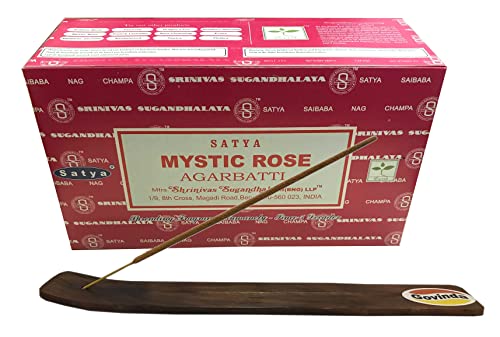 Govinda Incense Stick Holder Bundle with Satya Bangalore (BNG) Mystic
