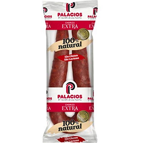Miniatura 4 de Chorizo Palacios Dulce Extra -Peso Aproximado 300 Gramos Unidad - Chorizo Riojano - Sin Gluten Sin Lactosa Lote 2 Chorizos Dulces