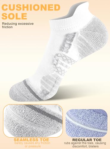 Image of Trusiel Women Ankle Compression Athletic Running Socks Low Cut 5 Pairs