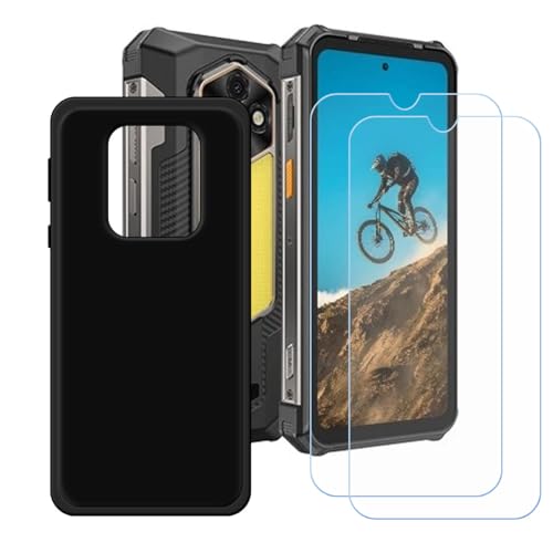 CongJiaLingXi �u���b�N �V���R�[�� �J�o�[�K�p Ulefone RugKing 5 Pro (6.78") + [2 �p�b�N] HD �E �����K���X