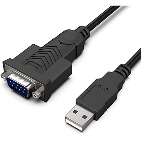 BENFEI USB-auf-Serial-Adapter, 1,8 M USB auf RS-232-Buchse (9-polig) DB9, serielles Kabel, Prolific Chipset, Windows 11/10/8.1/8/7, Mac OS X 10.6 und höher Cover