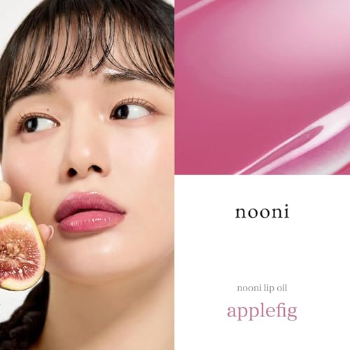 Image of NOONI Korean Lip Oil Set - Applecherry & Applefig - Long-Lasting, Moisturizing, Plumping, Revitalizing for Dry Lips - Waterproof, No Peel Off, Stocking Stuffers Lip Plumper (2EA, 0.12 fl oz)
