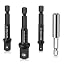 Socket adaptor, 4 pieces