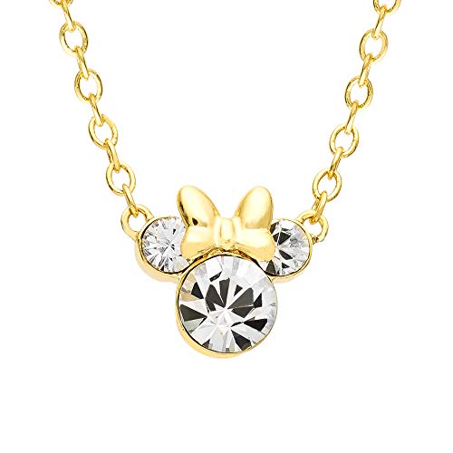 Yellow Flash Plated, Clear Crystal