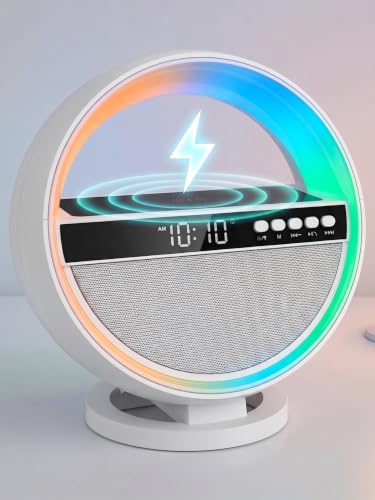 Pxujoqecg 6-in-1 Wireless Charging Mood Lamp