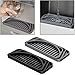 ZAAWUUT Upgraded Refrigerator Drip Catcher Tray,Fridge Water Dispenser Drip Tray Prevents Water Spots and Spills,Mini Non-slip Silicone Dispenser Drip Collector (Gray, Rectangle)