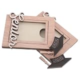 Cabilock 2 Stück Magnetischer Holz-bilderrahmen für Fotos mit Abschlussmütze-design Eleganter Minimalistischer Stil für Schließfächer und Aktenschränke