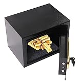 Safe Tresor für Zuhause, 22L Digital Wandtresor MöBeltresor mit Notschlüssel, Safe Feuerfest...