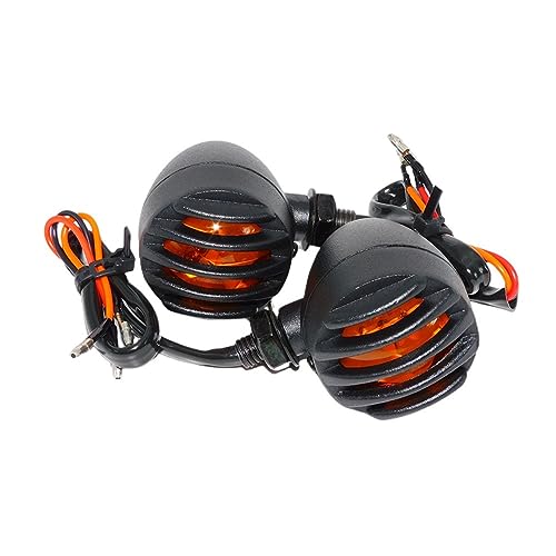 Clignotants moto DRL rétro à grille momt pour Sportster Bobber