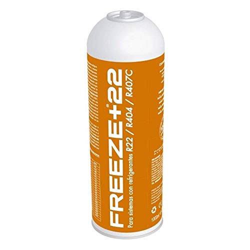 Reporshop - Bouteille Gas Refroidissement Freeze + 22 400gr Organique Remplace R22/R404/R407C