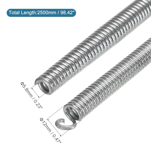 Cintreuse de tubes à ressort 12mm en acier résistant de 2500mm de long