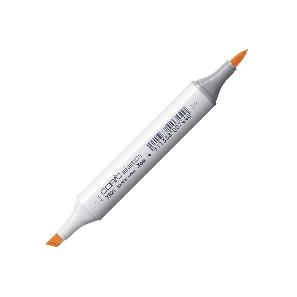 COPIC Sketch Coloured Marker Pen - (YR-21) Cream, For Art & Crafts, Colouring, Graphics, Highlighter, Design, Anime, Professional & Beginners, Art Supplies & Colouring Books