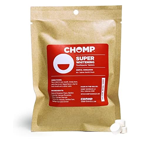 Chomp Toothpaste Tablets Refill Cinnamon Cover