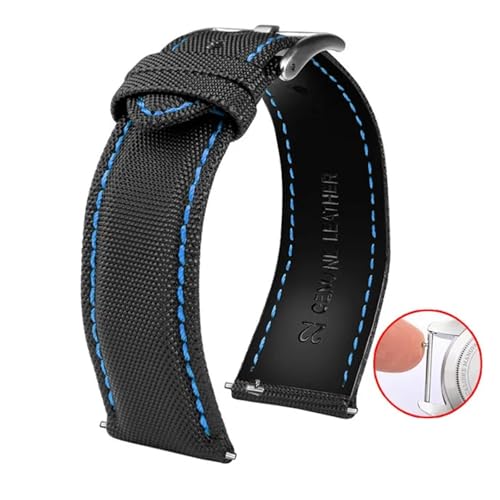 [FKYRGF] 20mm 21mm 22mm 23mm 24mm iCU[EHb`oh V`Y No.5 EHb` Y fB[X LoXn EHb`Xgbv(Blue line-S pin,24mm)
