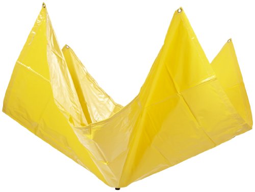 UltraTech 1785 Vinyl Coated Ultra-Roof Drip Diverter, 5' Length x 5' Width, Yellow