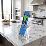 4 in 1 TDS Meter Digital Water Tester, Accurate TDS EC & Temperature (°C/°F) Meter 0-9999ppm for Tap Water, RO System, Aquarium