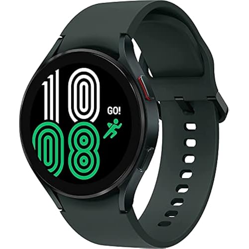 SAMSUNG Galaxy Watch 4, 44mm Smartwatch with ECG Monitor Tracker for Health Fitness Running Sleep Cycles GPS Fall Detection LTE US Version, Green (Renewed)
