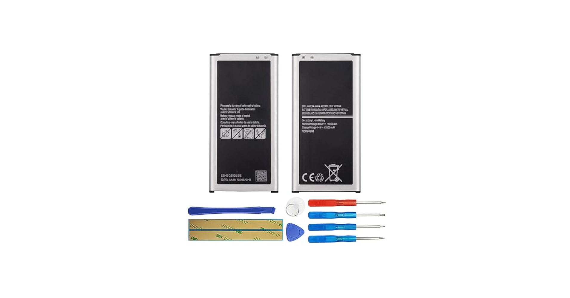 Amazon.com: Duotipa Battery EB-BG390BBE Compatible with