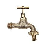 Robinet de puisage brossé à nez d'arrosage