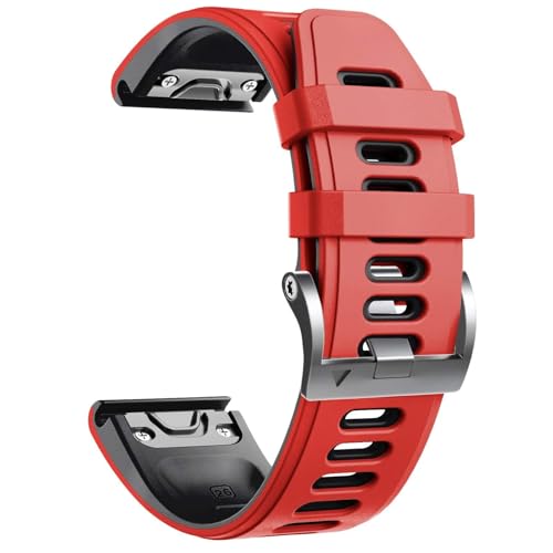 NXNONEPD Para Fenix 6x Watchbands Silicone Sport Watch Strap para Fenix 5x 5x Plusfenix 6x Profenix 7x Fenix 3 Fenix 3 HR Tactix Descent Mk1d2 Delta PXD2 Banda de relojes inteligentes Smart Watch