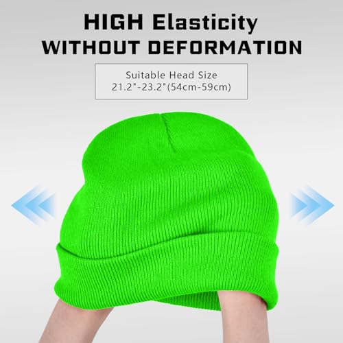 Image of ZOORON Beanie for Men Women Warm Winter Hat Unisex Soft Knit Cuffed Beanie | Skull Cap, Secure fit, Suits Daily Wear, Windproof, Essential Gear for Winter Jogging & Outdoor Sports