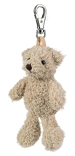 Schlüsselanhänger Plüsch Teddy Luca, Beige, Größe ca. 12 cm