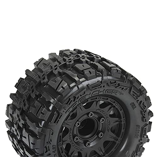 Pro-Line Racing 1/10 Trencher Hp Belted F/R 2.8" Mt Tires Mounted 12Mm Blk Raid 2 Pro1016810 #TOP3