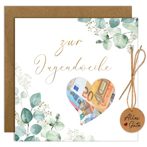 BOYATONG Jugendweihe Geldgeschenke Jugendweihe Geschenke Mädchen und Jungen Karten