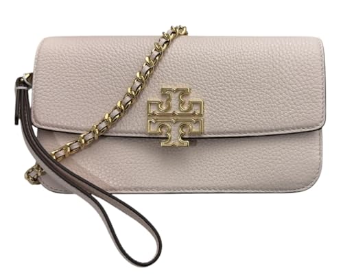 Tory Burch Women's Britten Pebble Chain Wallet W. Wristlet (Delicate Pink)2