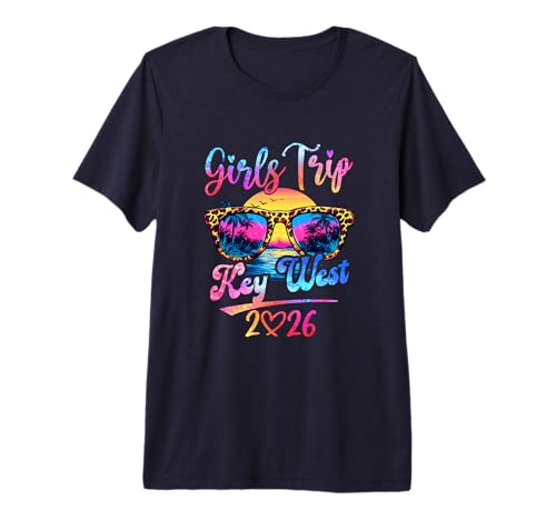 Girls Trip Key West 2026 Matching Summer Vacation Women Premium Tri-Blend T-Shirt