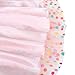Girls Dress Pink Rainbow Polka Dot Pleated Tulle Party Gown Sleeveless Size 6