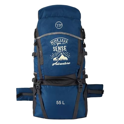 TRAVEL POINT 55 Liter Rucksack Waterproof Bag | Travelling/Trekking/Hiking/Camping Adventure Backpack For Rs. 522 @ 74 %