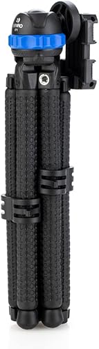 Miniatura 2 de Benro Kit de trípode flexible de cinco patas flexible con soporte para teléfono inteligente y cabeza esférica, soporte envolvente para cámaras