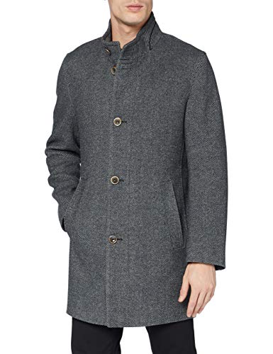 Preisvergleich Produktbild Bugatti Herren 621400-64428 Wollmantel, grau, 58