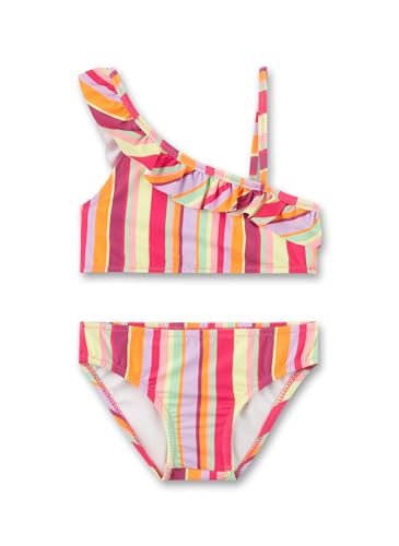 Sanetta Mädchen-Bikini Bunt Gestreift - Aus Recyceltem Polyester