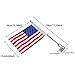 E-Most Motorcycle American Flag + Flag Pole Mount Luggage Rack Vertical for Honda Goldwing GL1800 (2001-2012)
