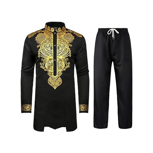 Costumes pour homme noir coupe classique ensemble veste cardigan pantalon robe d'automne